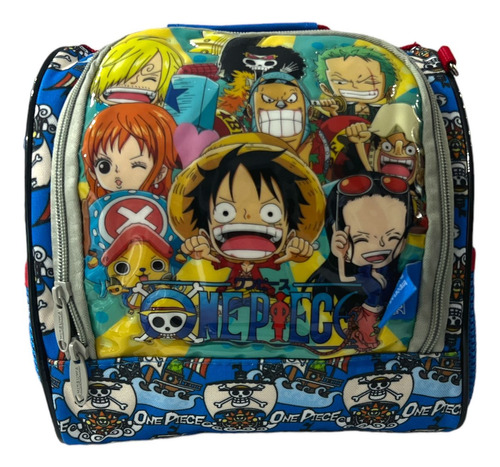 Lunchera Térmica Escolar Luffy One Piece Anime Infantil!!+