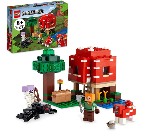 Lego Minecraft 21179 The Mushroom House 272 Pzs 