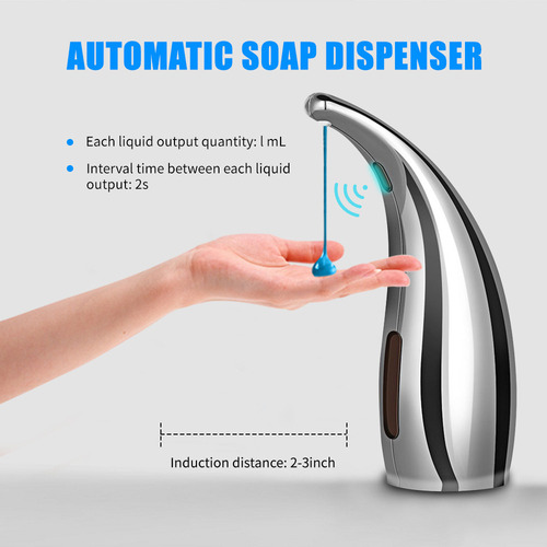 Dispensador Automático De 300 Ml Menos De Jabón Para Baño/co