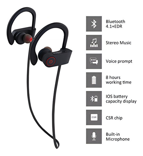 Auriculares Bluetooth Otium Best Auriculares Deportivos Inal
