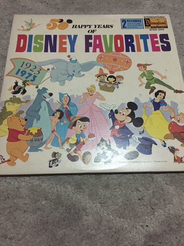 Disney Favorites. 50 Happy Years Of (1923-1973).lp Doble.