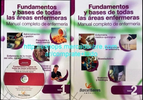 Libro Manual Completo De Enfermería + Cd