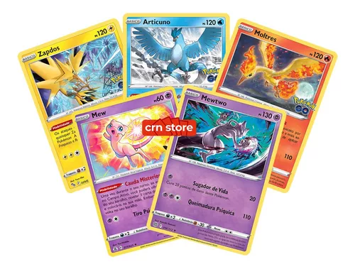 Carta Pokémon Lendário Moltres Trovões Perdidos