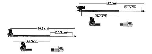 2- Amortiguadores Vidrio Nissan Pathfinder 1987/1995 Spart