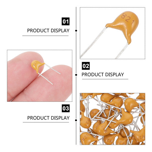 Kit Surtido De Capacitores Cerámicos De 1000 Piezas, 5 Value