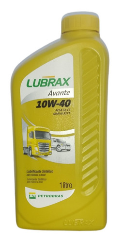 Aceite Lubrax Avante 10w40 %100 Sintético Turbo D.marcobus