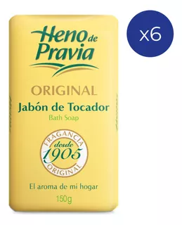 Pack Jabón En Barra Heno De Pravia Natural Original 150gr