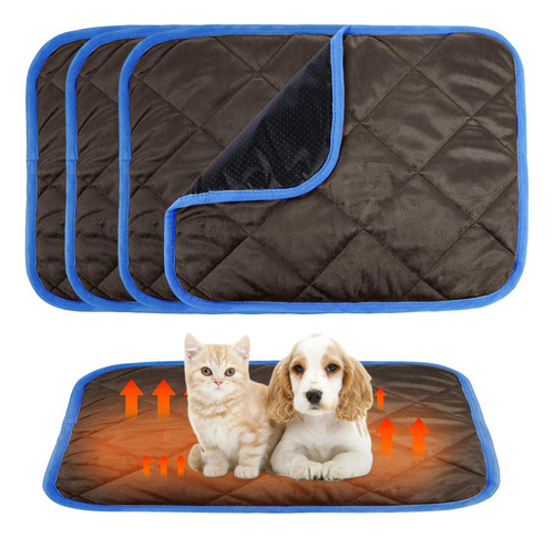 Oceanialend 4 Almohadillas Térmicas Para Gatos De 20 X 16 P