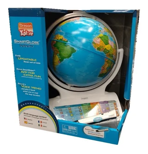 Mapamundi Globo Terraqueo Interactivo Oregon Scientific