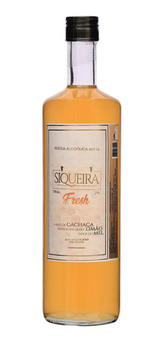 Cachaça Siqueira Fresh Mel E Limão 700 Ml