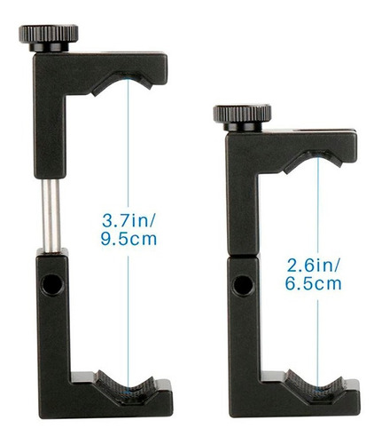 Imagen 2 de 7 de Soporte Celular St02s Metalico Con Zapata Vlog Home Office