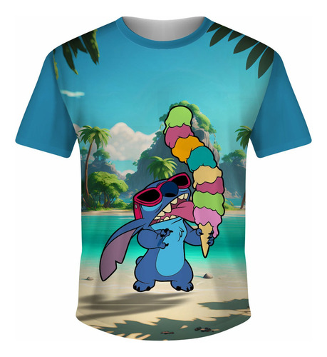 Camisa Camiseta Dry Fit Desenho Animado Full Print Premium