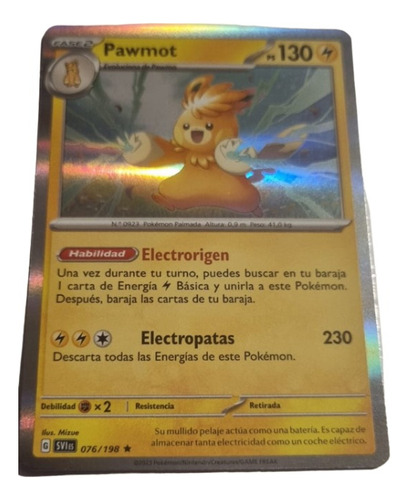 Pawmot  Holo Rare   Pokémon Tcg Original+10 Cartas
