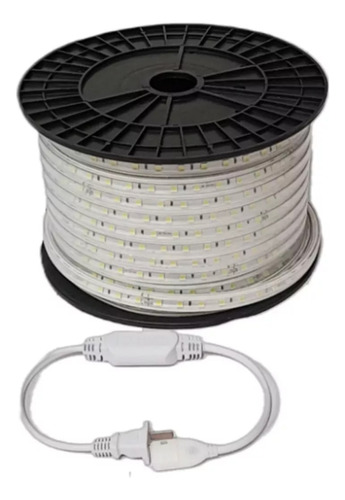 50m Rollo Manguera Led 5050 Super Luminosa Con Conector