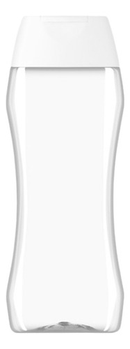 100 Botellas Pet Eurosilueta Tapa Blanca 250ml Para Shampoo
