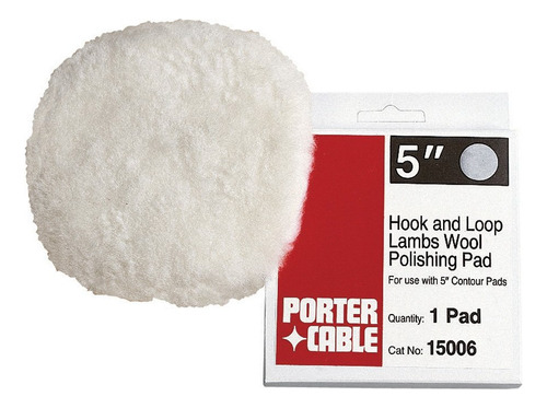 Porter-cable 15006 5  Gancho Bucle Cordero Lana Pulido Pad