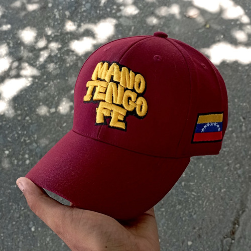 Gorra Venezuela Mano Tengo Fe (curva)