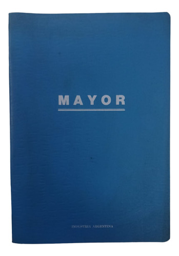Cuaderno Mayor Debe - Haber 20 Hojas - Estudiante Vintage