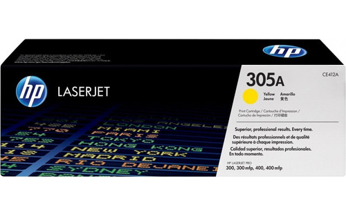 Toner Hp Ce412a Original 305a Yellow