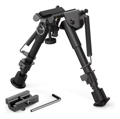 Bípode Táctico Ajustable De 20mm Para Caza Rifle Sniper