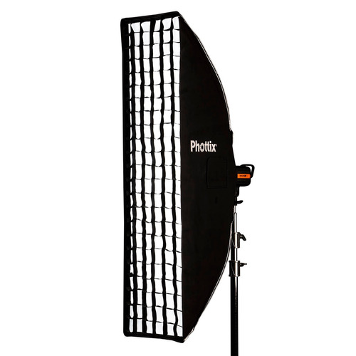 Imagen 2 de 8 de Soft Box Strip Grid Phottix Solas 40x180cm Montura Bowens
