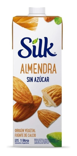 Leche Silk Almendras Sin Azucar X 1l | 100% Natural