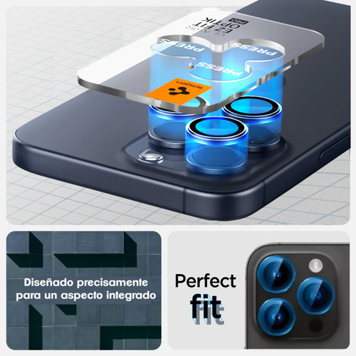 Templado Camara Para iPhone 14 Plus Pro Max Spigen Optik Pro