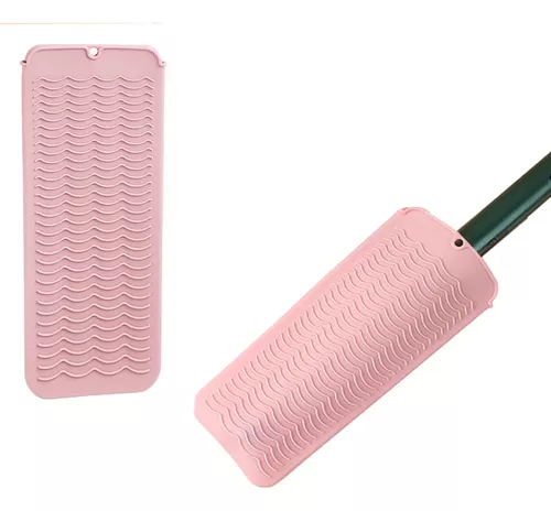 2 Fundas de Silicona para Plancha Plana, Alfombrilla para Planchar el Pelo,  Funda de Silicona Resistente Al Calor, Protector de Calor, Funda para  Soporte de Plancha Plana para Plancha Plana,(Rosa) : .com.mx