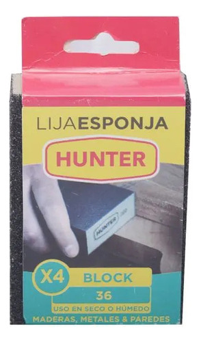 Lija Esponja Hunter Block 36 Taco Bloque