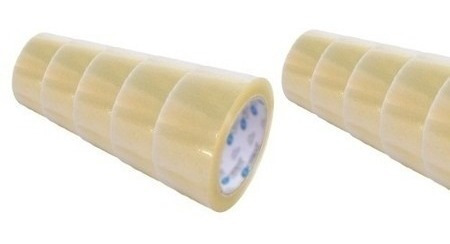 Imagem 2 de 3 de Fita Adesiva Transparente 45mm X 100 Metros - 10 Unidades