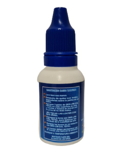 Imagen 2 de 3 de Solución Multipropósito 20 Cc Deslimcol - Líquido Lentes