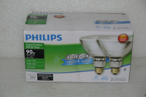 Philips Par38 Indoor/outoor 90w Flood Light Lamp Bulb Di Vvj