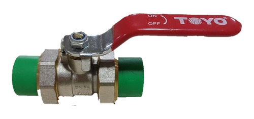 Llave De Bola C/doble Unión Universal 1/2 Lisa Ppr Verde