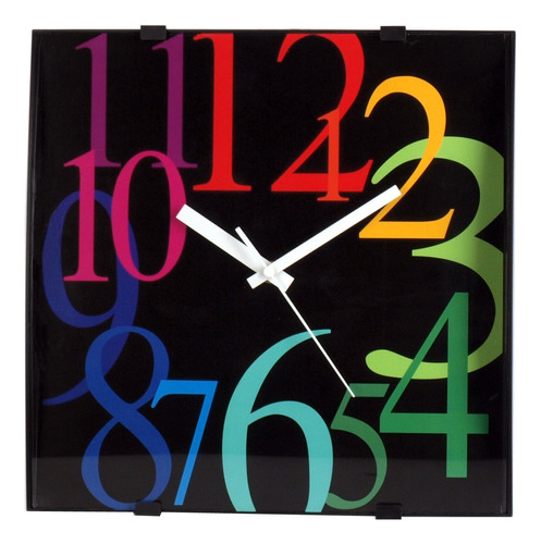 Ishiwa Reloj De Pared Cuadrado Contemporáneo Moderno De 12.
