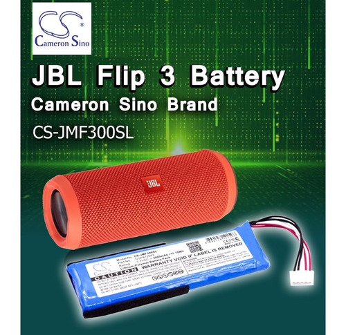 Bateria Jbl Flip 3 Cameron Sino 3000mah 3.7v Calidad Aaa Dbs
