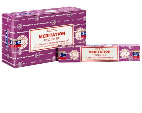 Incenso Satya Massala Meditation 3 Cxs. De 15g - Relaxamento