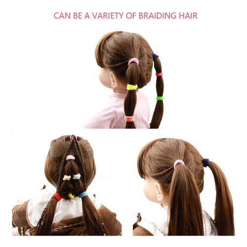 Set 100 Colets Accesorio Para El Cabello Colet Elástico Pelo