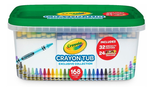 Conjunto de lápis de cera Crayola de 168 peças