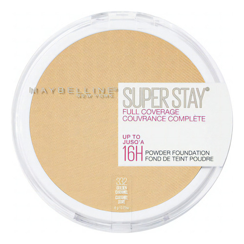 Maybelline Ny Base De Polvo Superstay Cobertura Completa Tono Golden carsmel # 332