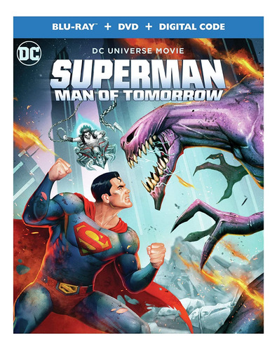 Película Blu-ray Dvd Original Superman Man Of Tomorrow Dc