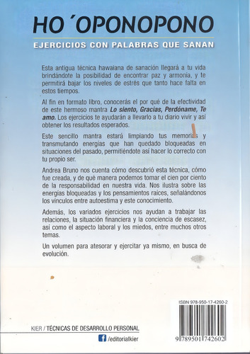 Libro Ho'oponopono - Bruno Andrea