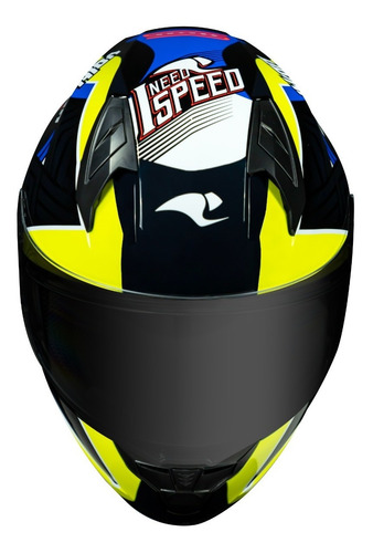 Capacete Race Tech Sector Voltkon Amarelo