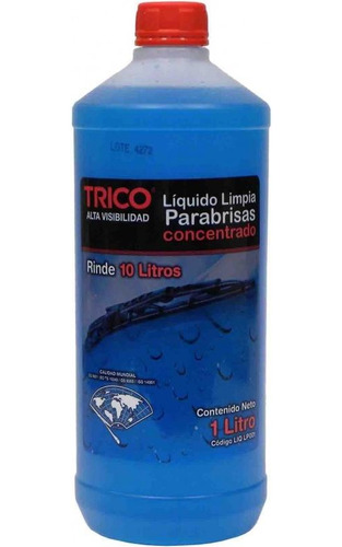 Liquido Limpiaparabrisas Concentrado Trico (rinde 10 Lts)