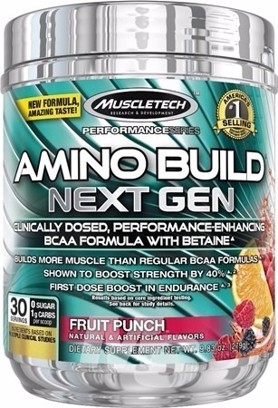 Amino Build Next Gen Muscletech 284g Fruit Punch - Original