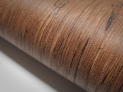 Imagen 2 de 10 de Papel Tapiz 3d Madera Oscuro .53x10m Rinde5.3m²