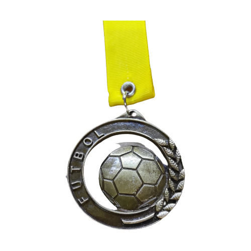 Medallas Futbol 50 Piezas Color Oro 