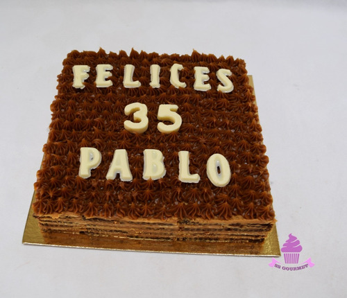 Exquisita Chocotorta + Dulce De Leche +letras Chocolate