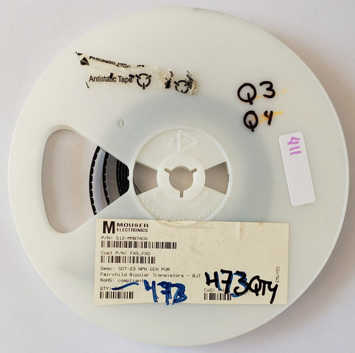 Reel Transistor Bipolar Npn 80v 500ma 100mhz 350 Mw. Mmbta06