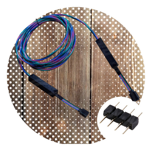 Alargue Rgb Extensor 2 Metros Cable Tira Led Armado Calidad