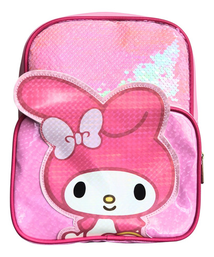 Morral Cuadrado Lentejuelas Hello Kitty / Kuromi / Melody